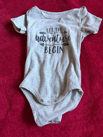 3pc 3m Grey Oneise Bundle, Kids 3 Month (0-3M)
