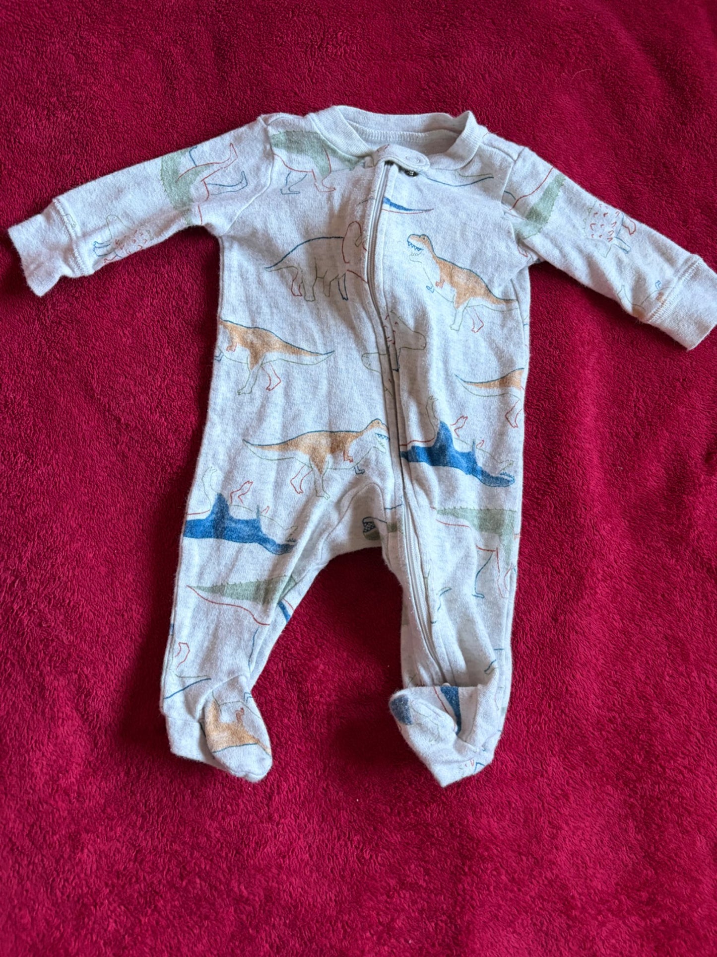 3 pc - 3m Dinosaur Sleeper Bundle, Kids 3 Month (0-3M)