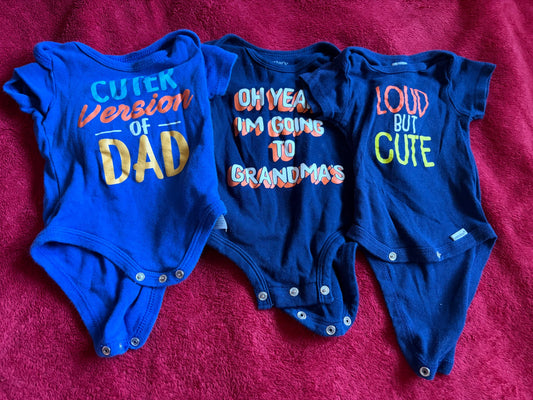 3m Onesie Bundle , Kids 3 Month (0-3M)