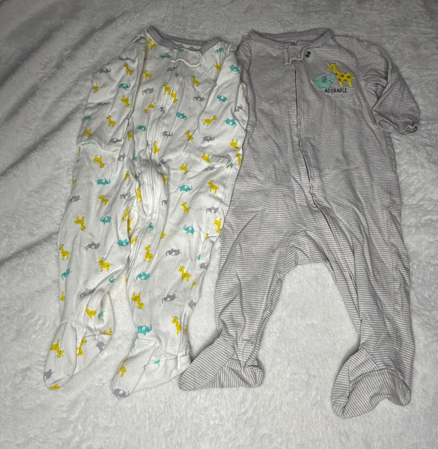 2pc Just One You - Made by Carters Sleeper Set  3m, Kids 3 Month (0-3M)