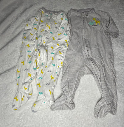 2pc Just One You - Made by Carters Sleeper Set  3m, Kids 3 Month (0-3M)