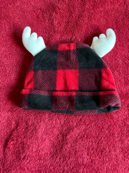Canadiana Plaid Onesies and Fleece Hat 3m, Kids 3 Month (0-3M)