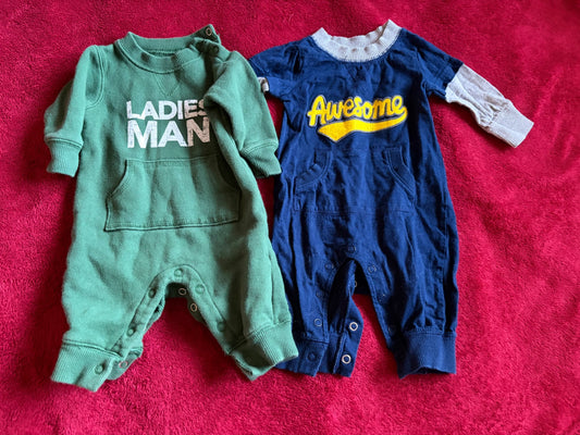 3m Carters Romper Bundle , Kids 3 Month (0-3M)