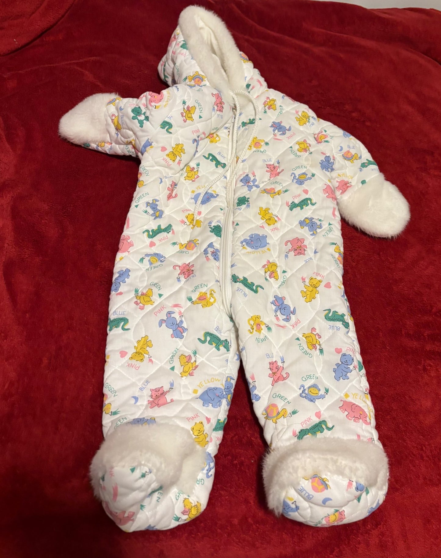 Bunting Suit (Patterned Snow Suit!), Kids 3 Month (0-3M)