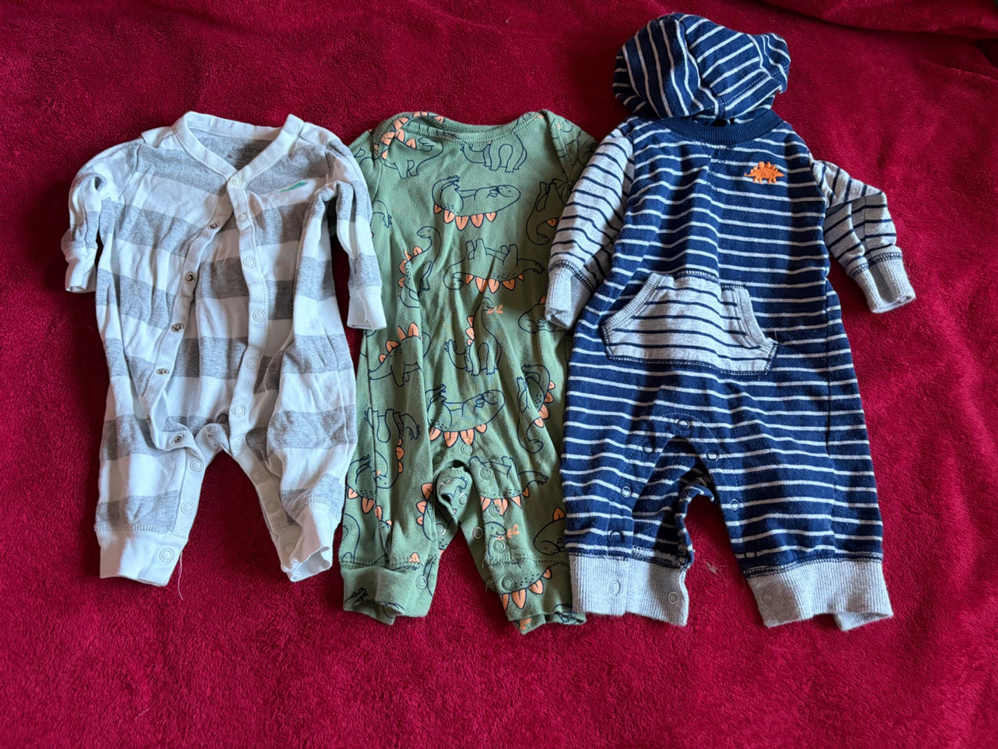 3m Romper Bundle 3pcs , Kids 3 Month (0-3M)