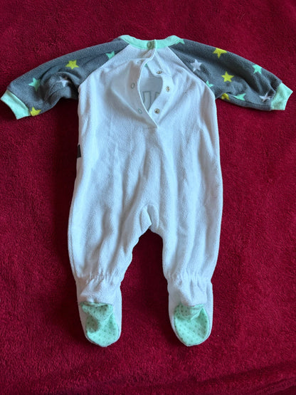 2pc Disney Baby 3m Fuzzy Sleeper Bundle - Stitch & Mickey, Kids 3 Month (0-3M)