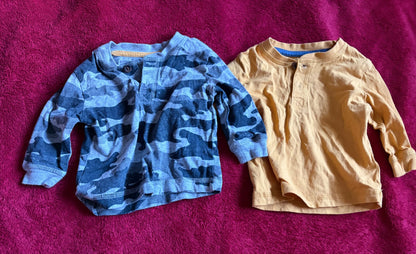 2pc 3m George Long Sleeve Bundle , Kids 3 Month (0-3M)