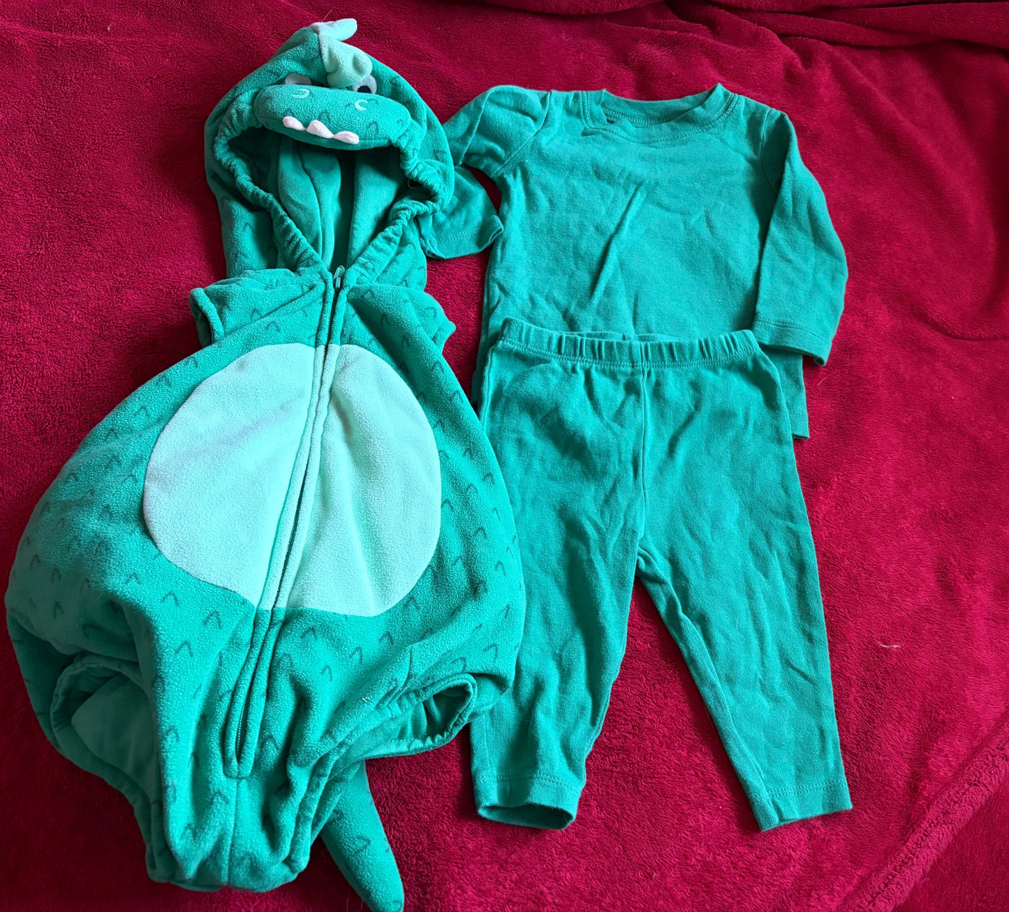 Carters 6m Dinosaur Costume - 3pcs, Kids 6 Month (3-6M)