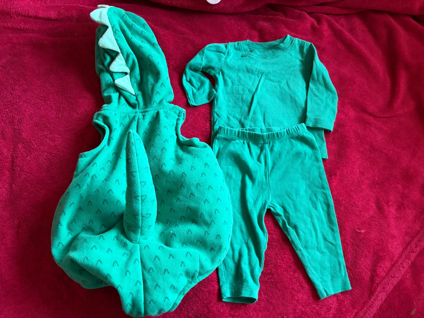 Carters 6m Dinosaur Costume - 3pcs, Kids 6 Month (3-6M)