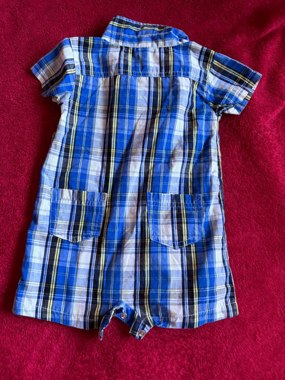 2pc 9m Shorts Romper Bundle, Kids 9 Month (6-9M)