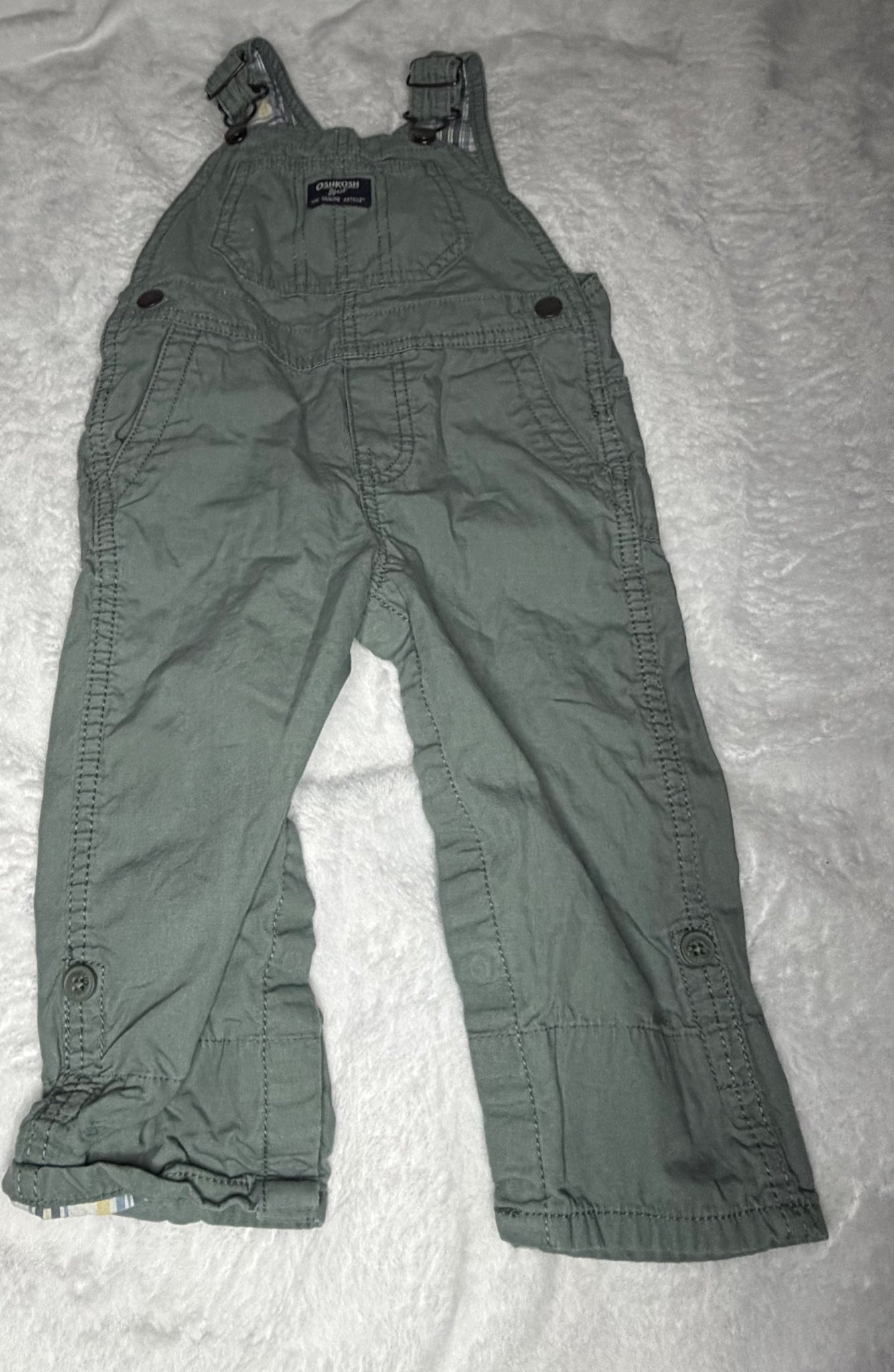 Green 24m Osh Kosh Overalls, Kids 24 Month (18-24M)