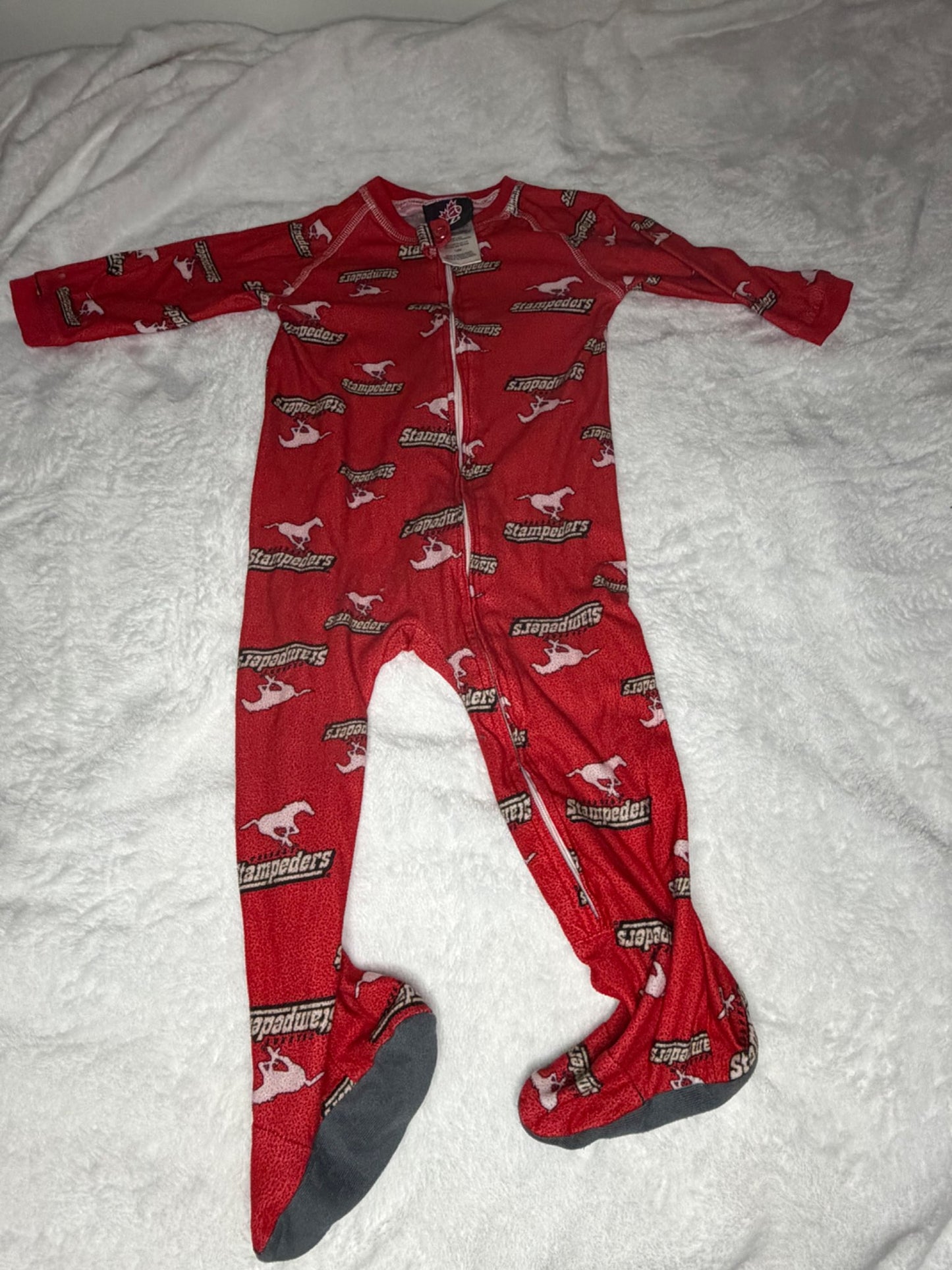 Calgary Stampeders Sleeper 18m, Kids 18 Month (12-18M)