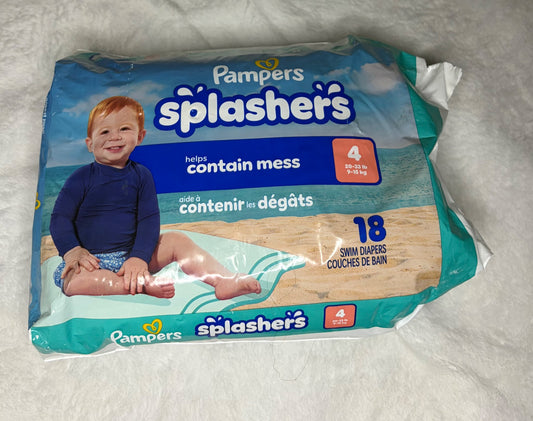 Pampers Size 4 Splashers (1) NWT