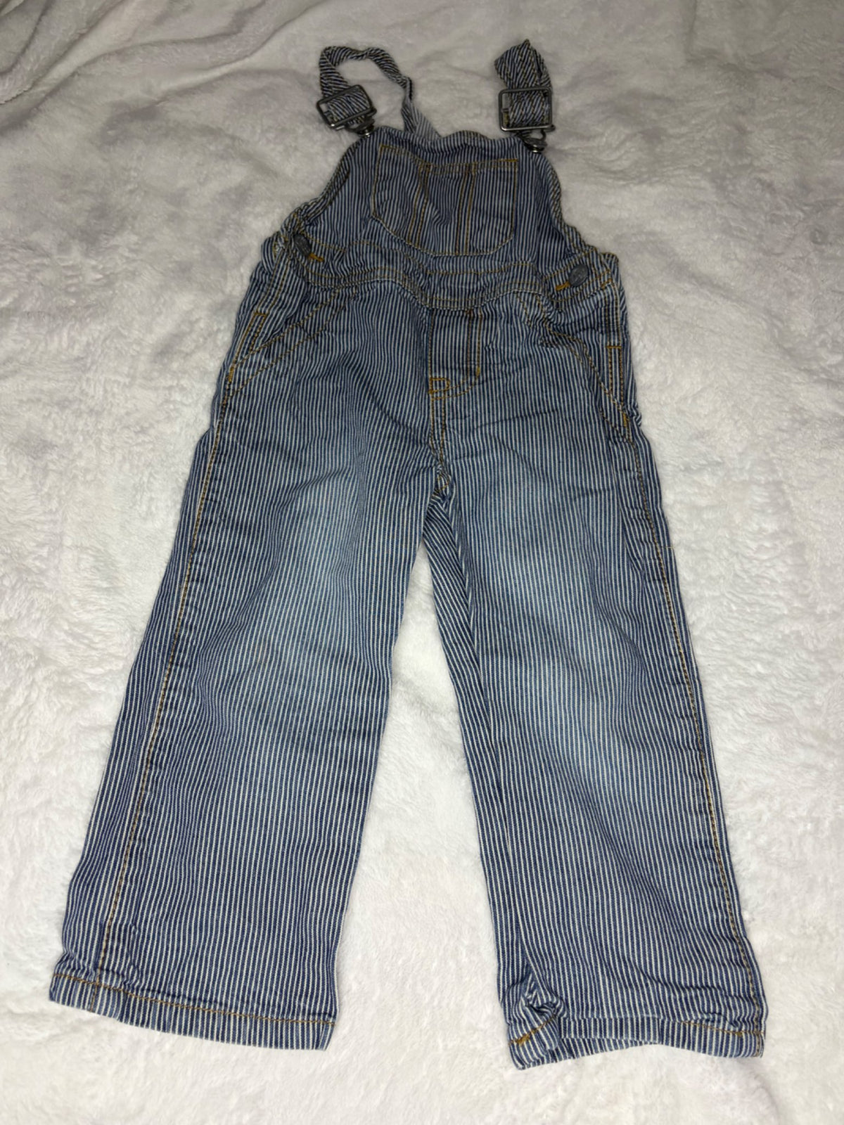 Striped Overalls 24m, Kids 24 Month (18-24M)
