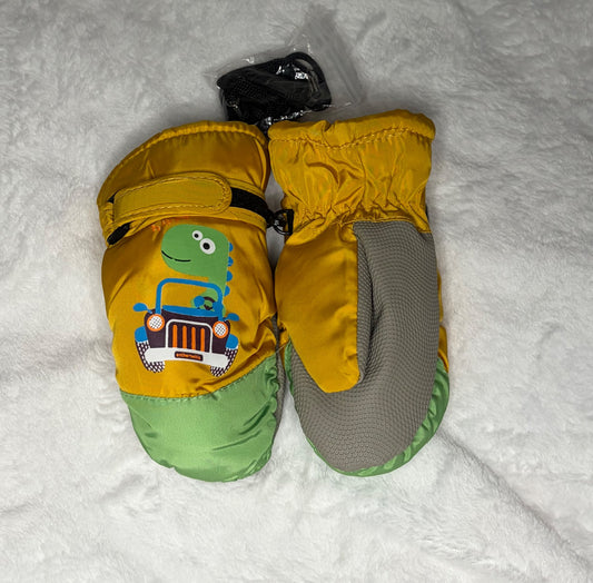 Kidzain Yellow 3-5Y Gloves NWT