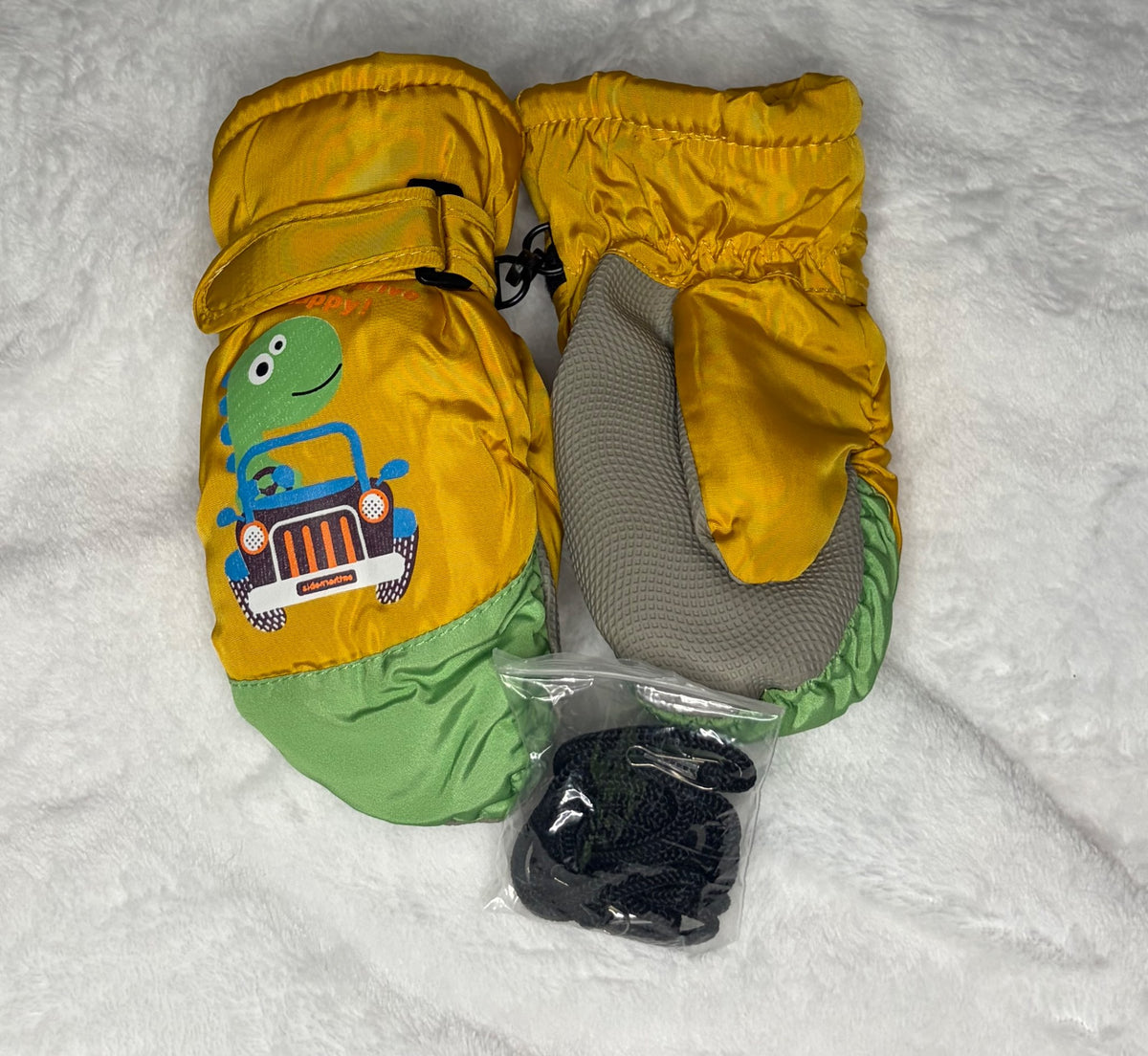 Kidzain Yellow 3-5Y Gloves NWT