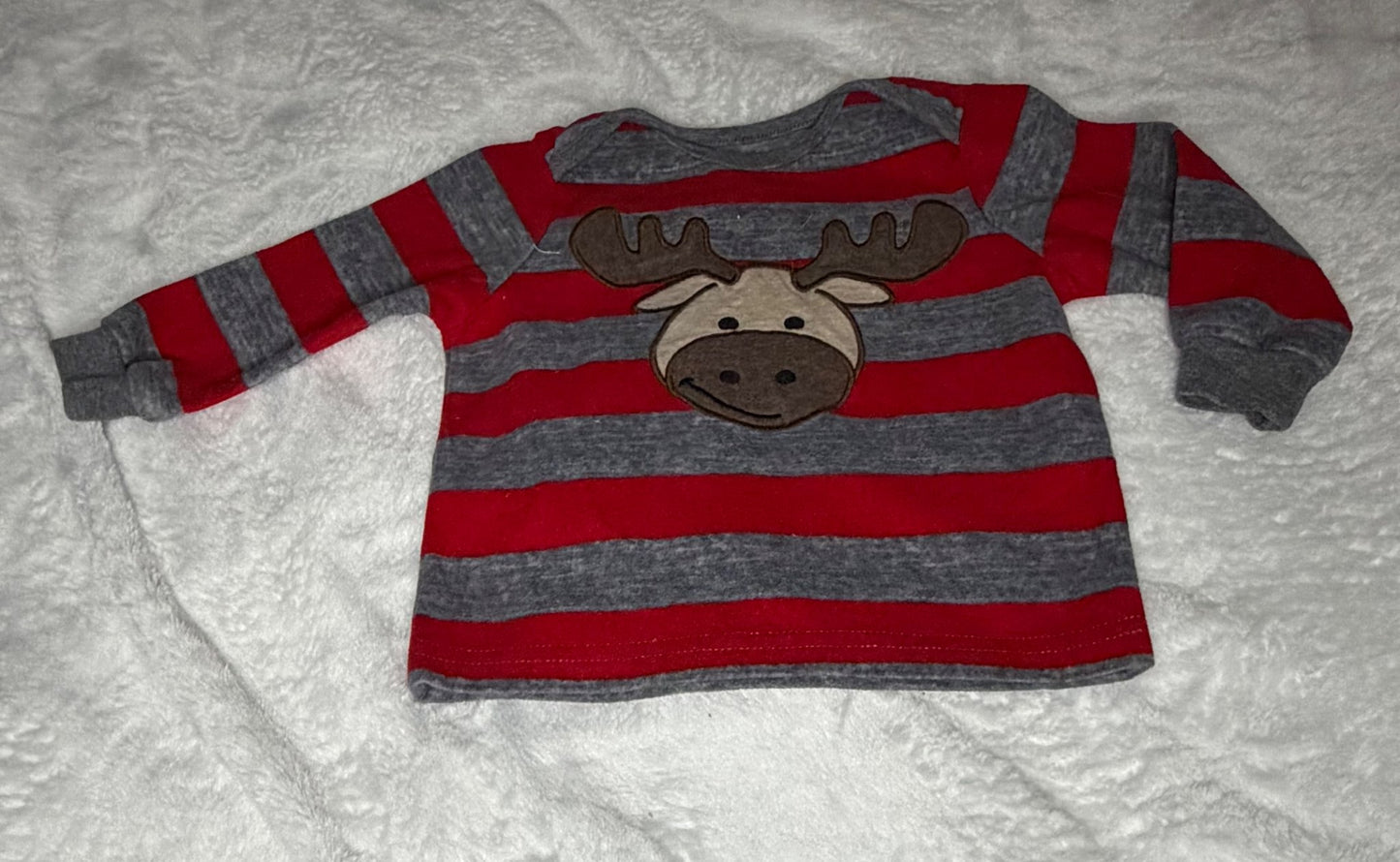 George 6-12 Fleece 2pc Pajama Set, Kids 12 Month (9-12M)