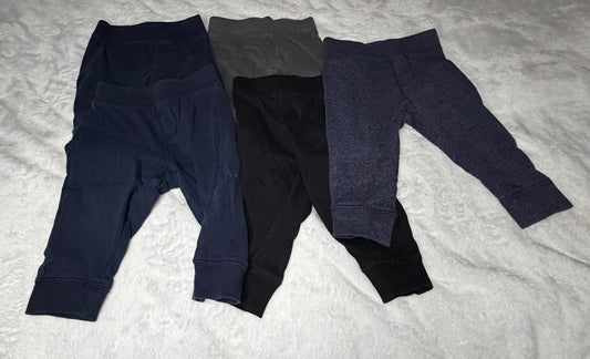 5pc George 6-12m Joggers Bundle , Kids 9 Month (6-9M)