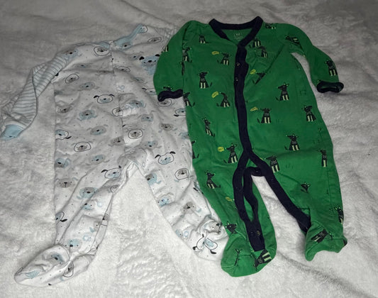2pc Puppy Themed 9m Sleeper Bundle, Kids 9 Month (6-9M)
