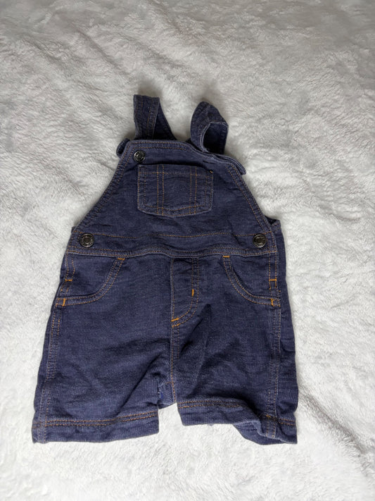 Carters 9m “Denim Like” overall shorts, Kids 9 Month (6-9M)