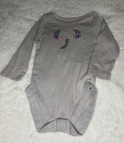 Zoo Theme Animal Onesies 3pc 9m, Kids 9 Month (6-9M)
