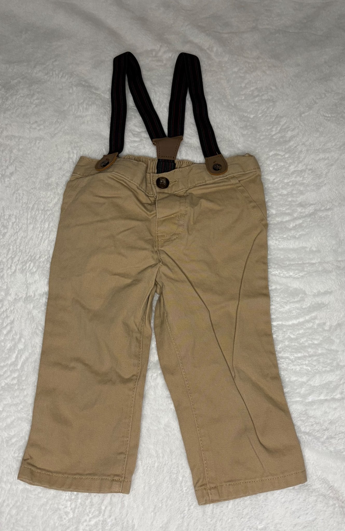3pc Pants with Suspenders Bundle 9m, Kids 9 Month (6-9M)