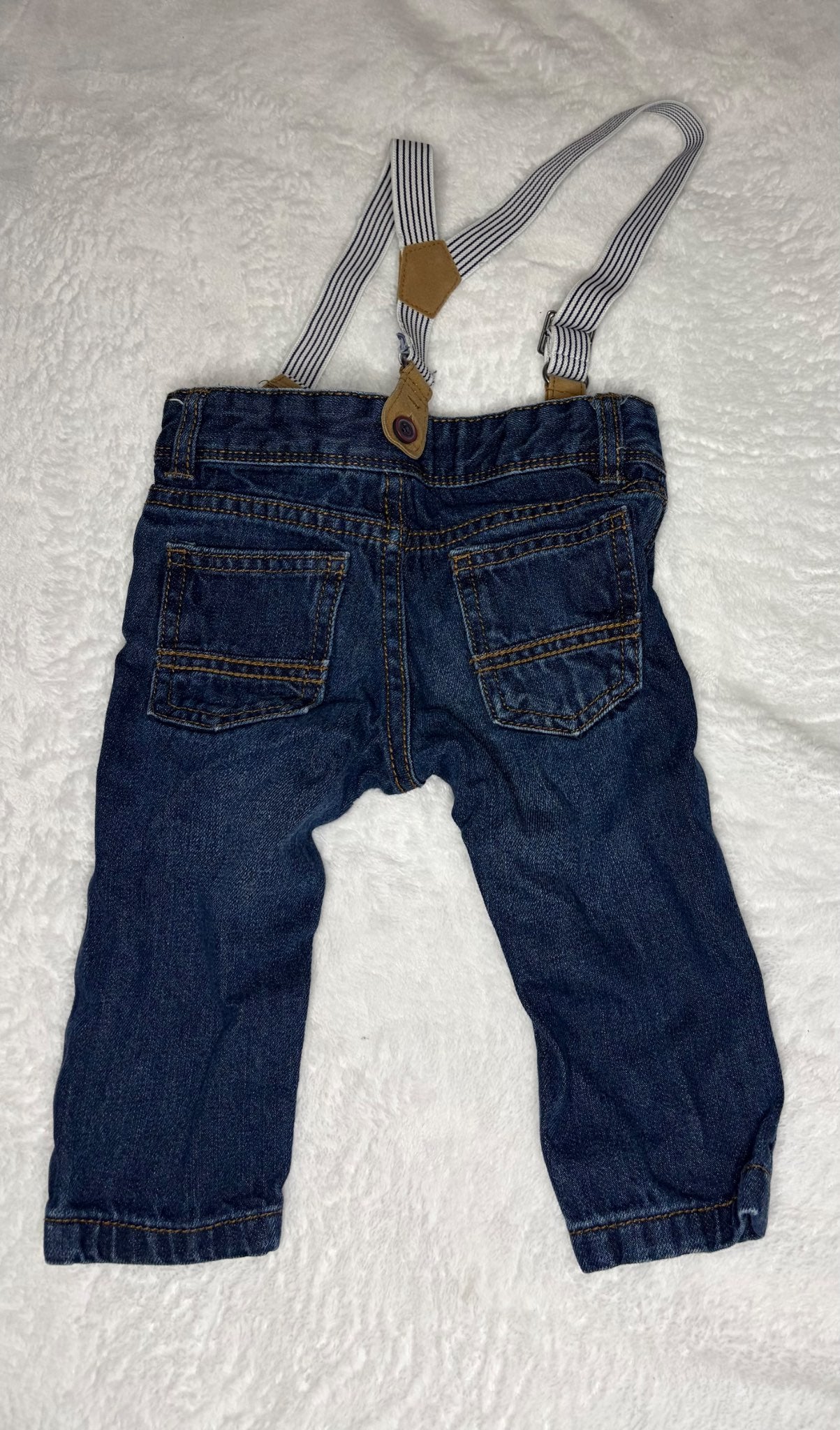 3pc Pants with Suspenders Bundle 9m, Kids 9 Month (6-9M)