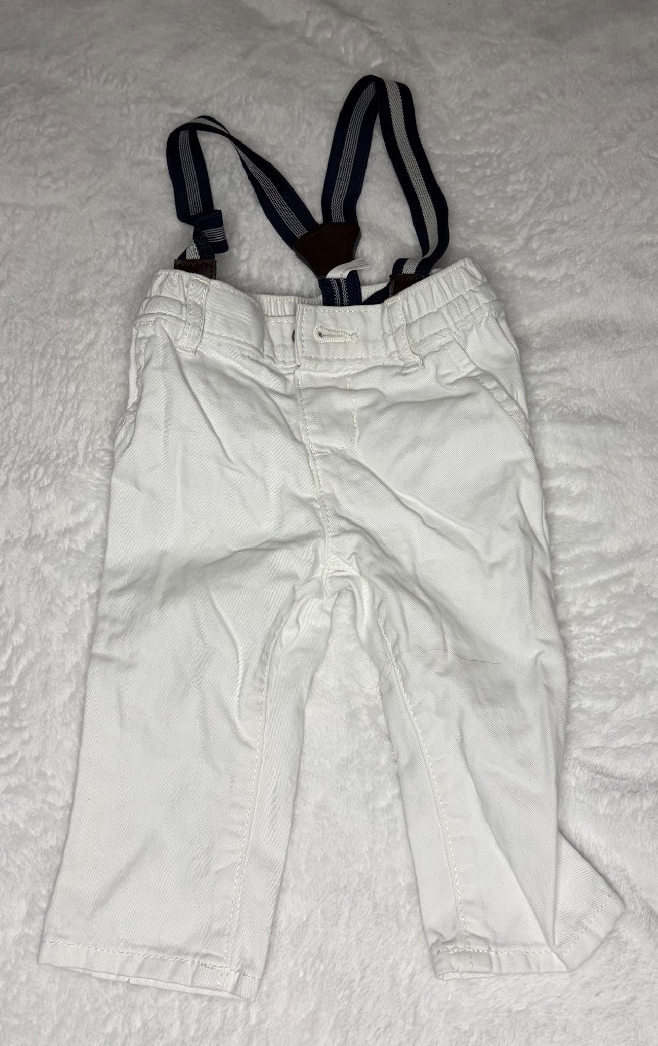 3pc Pants with Suspenders Bundle 9m, Kids 9 Month (6-9M)