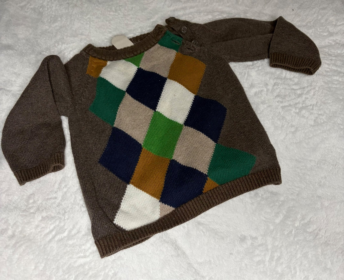 2pc Soft Pullover Sweater Bundle 9m, Kids 9 Month (6-9M)
