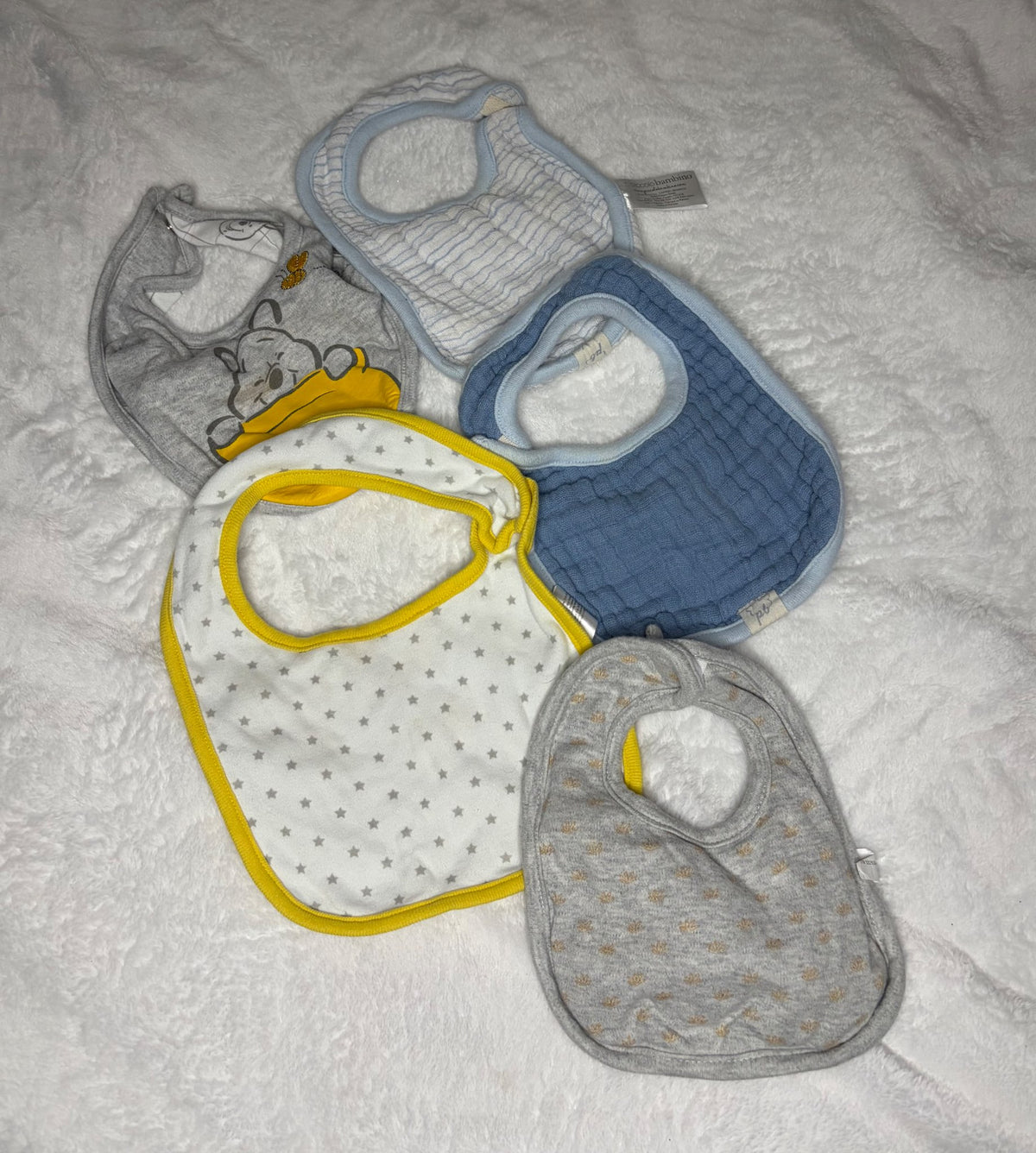 5pc “Scoop Neck” Bib Bundle