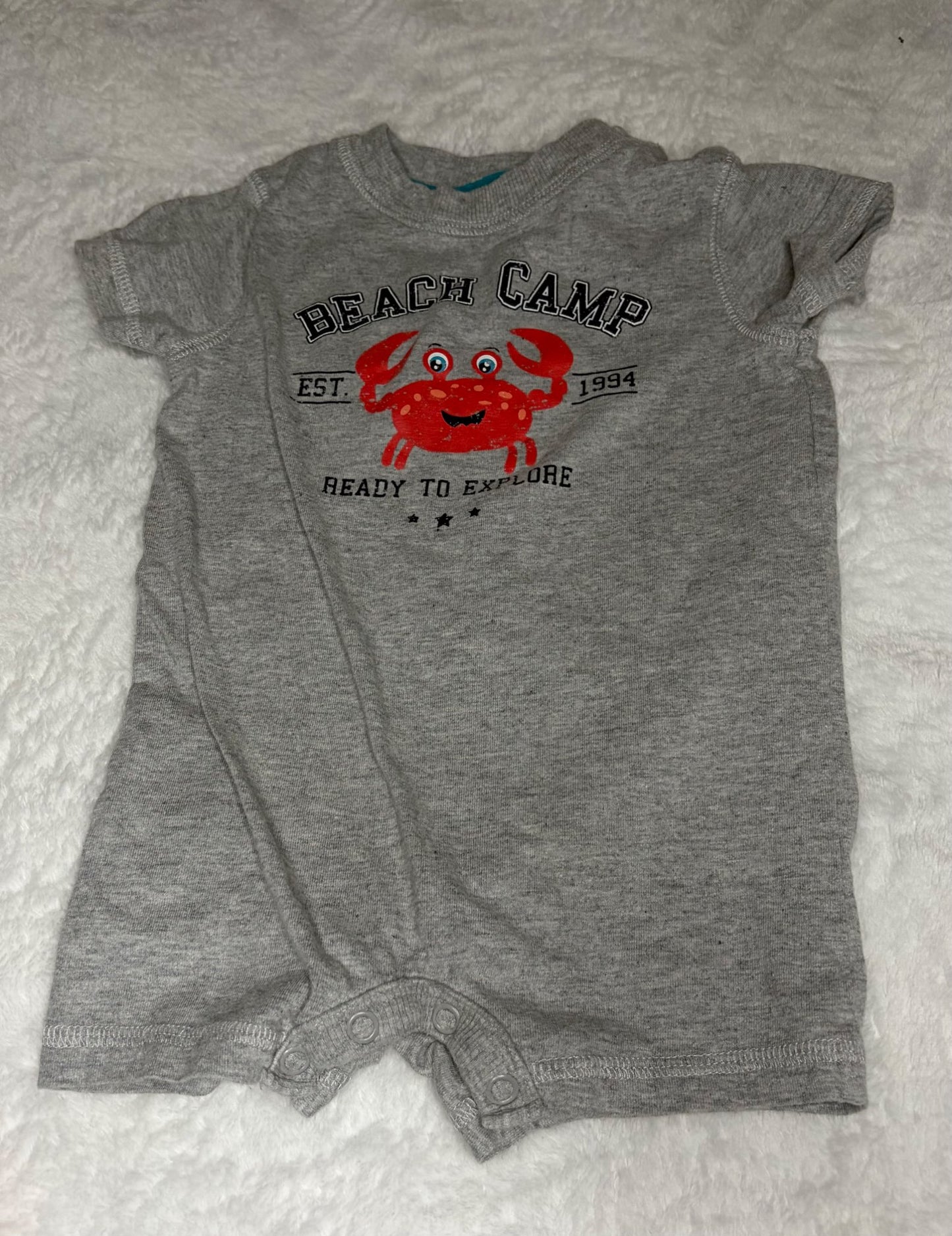 Summer 2pc Shorts Romper Bundle 6-12m, Kids 9 Month (6-9M)