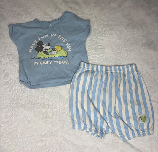 Disney Baby Mickey Summer Outfit 6-12m , Kids 9 Month (6-9M)