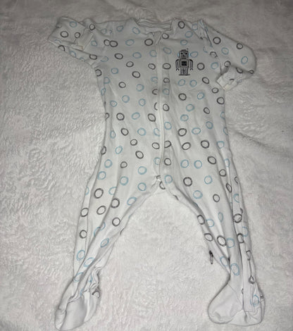 2pc Robots Sleeper Bundle 9m, Kids 9 Month (6-9M)