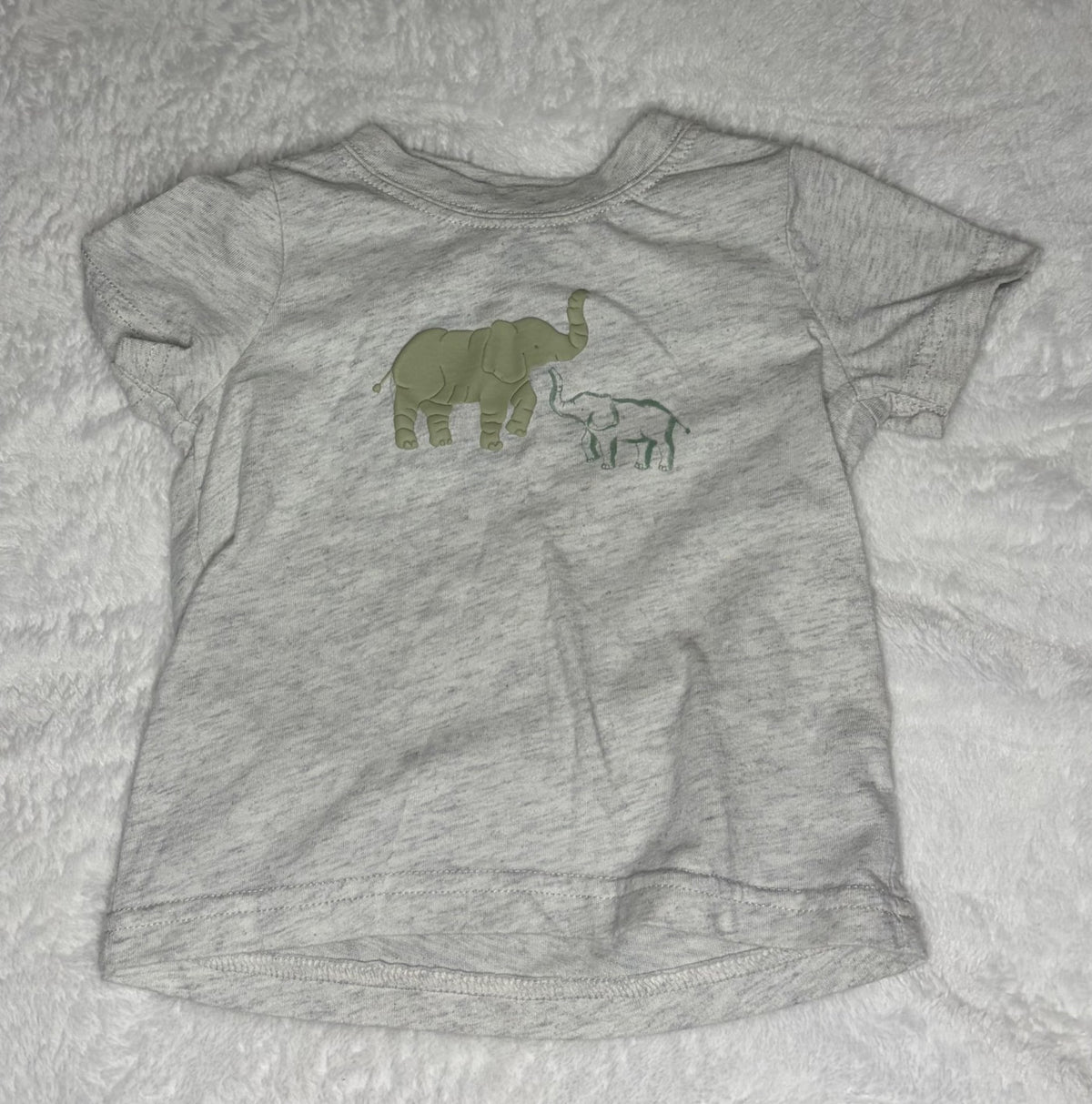 Carters 2pc 9m Elephant Outfit , Kids 9 Month (6-9M)