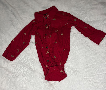 Carters 9m Puppy Dog Collared Onesie , Kids 9 Month (6-9M)