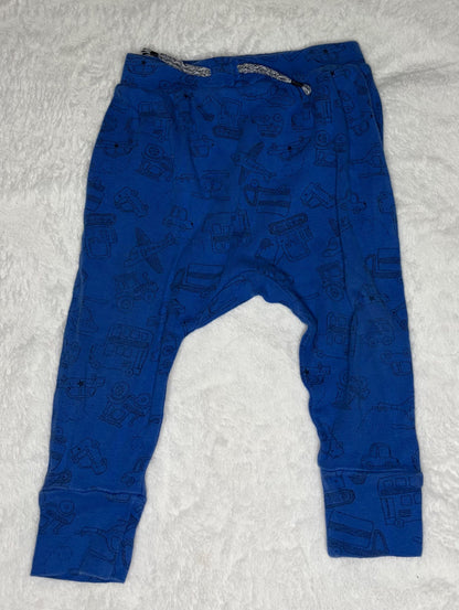 4pc Joe Fresh 6-12m patterned pants bundle, Kids 9 Month (6-9M)