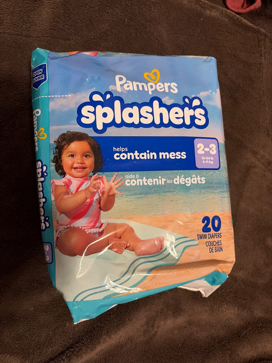 NWT Pampers Splashers 2-3