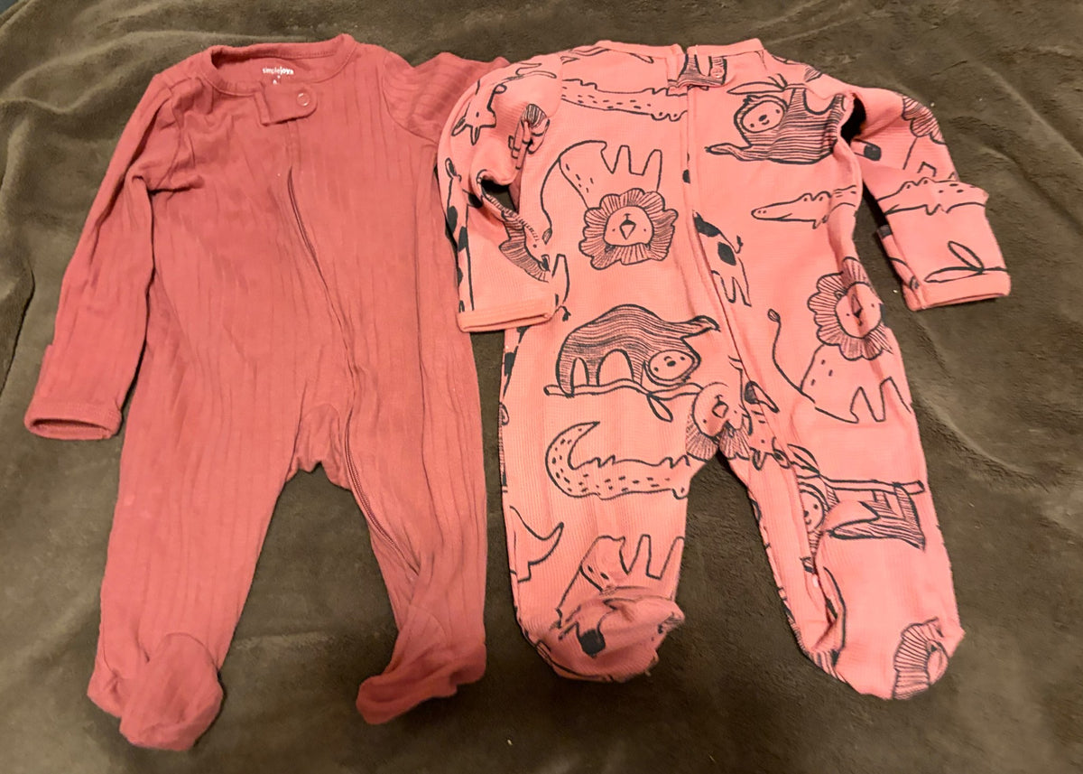 NWOT 2pc Simple Joys 3m Sleeper Set, Kids 3 Month (0-3M)