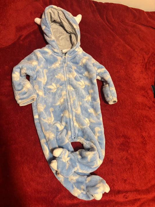 Dinosaur Snow Suit 0-6M , Kids 3 Month (0-3M)
