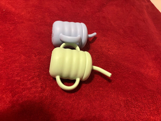 2x Silicone Sippy transition cups