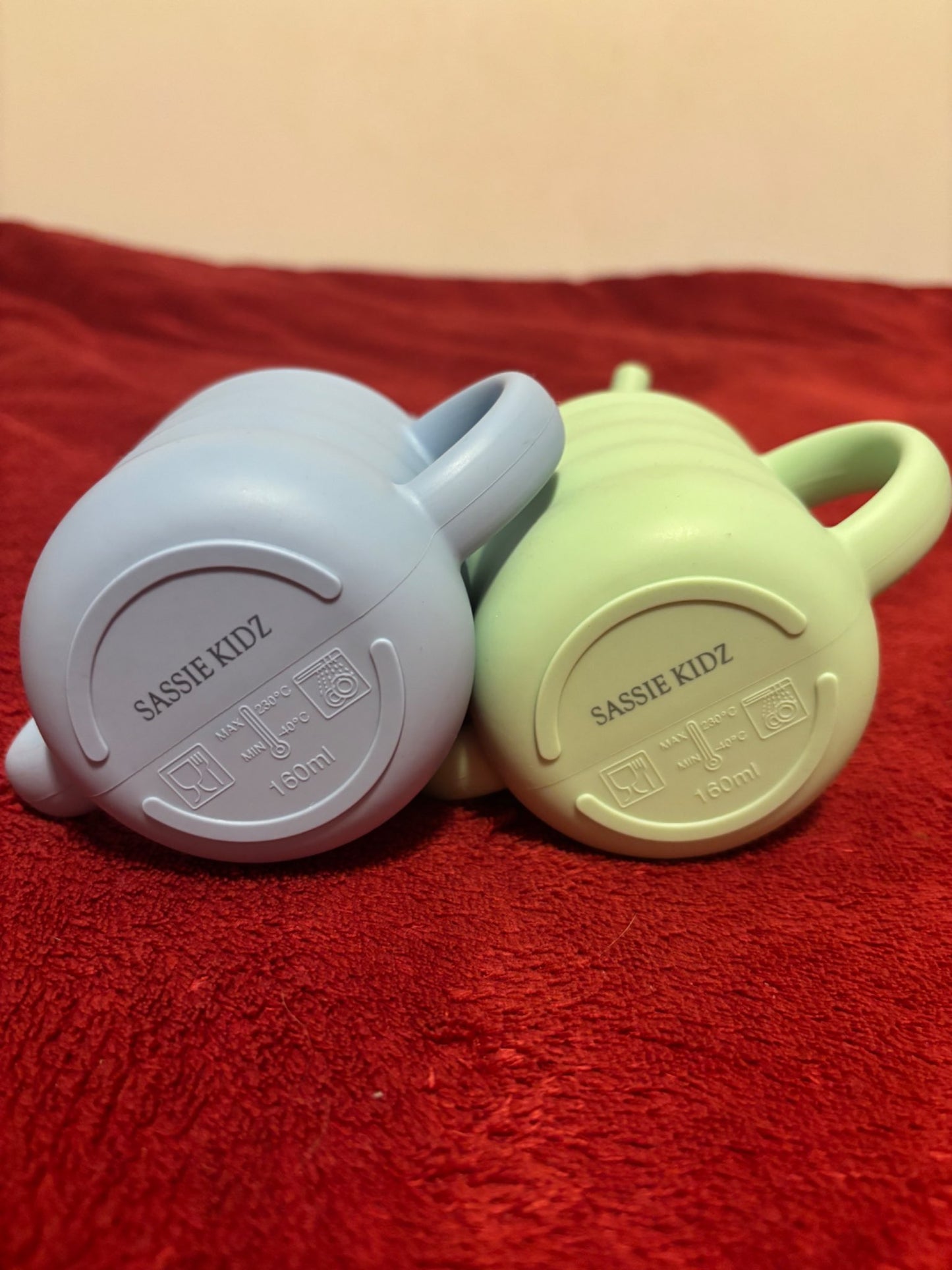 2x Silicone Sippy transition cups
