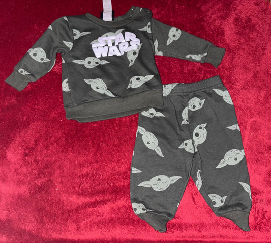 Star Wars - Yoda Sweat Suit, Kids 6 Month (3-6M)