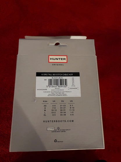 XS Size 5-7 - Hunter Kids Boot Socks , Shoes 5 (Walkers:12-24 mth)