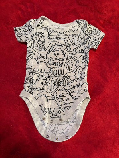4pc Dinosaur Onesie Bundle 6-9m , Kids 9 Month (6-9M)