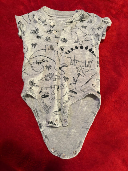 4pc Dinosaur Onesie Bundle 6-9m , Kids 9 Month (6-9M)
