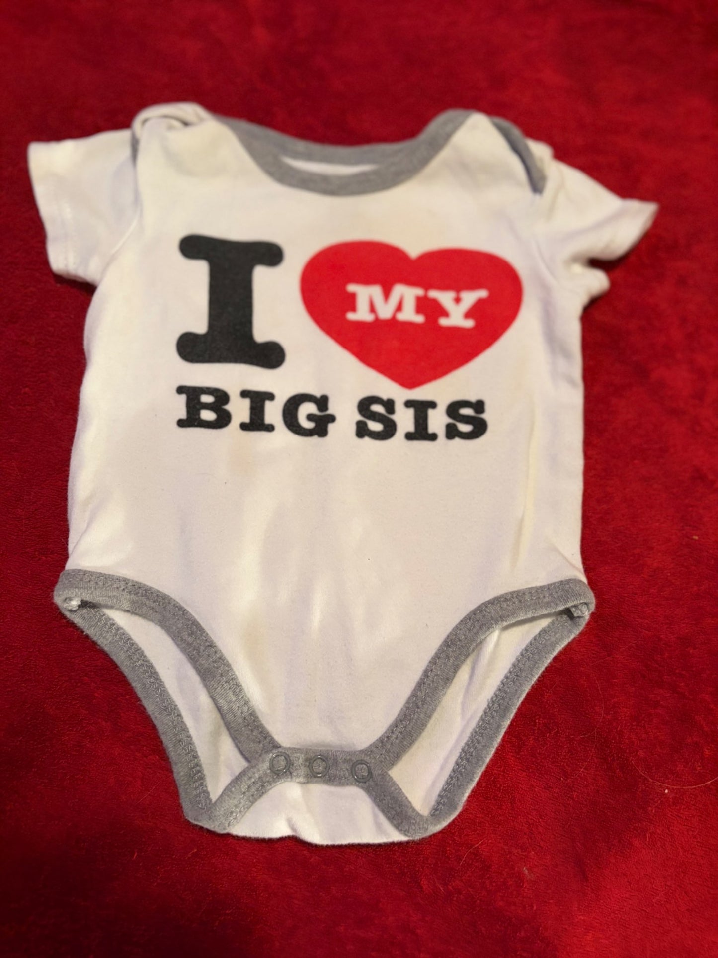 Little Sibling - Big Sis Onesie 9m, Kids 9 Month (6-9M)
