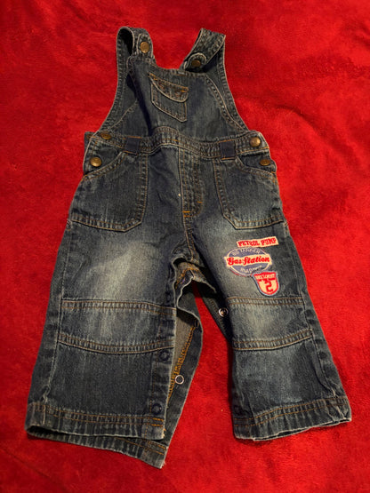 George Denim Overalls Pants 12m, Kids 12 Month (9-12M)