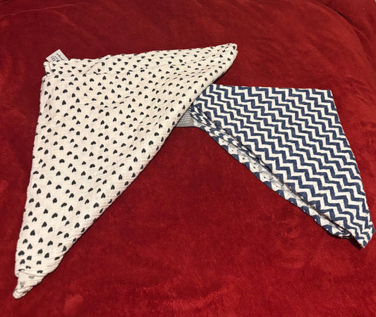 2pc Muslin Swaddle Blankets, 0-3 Months (Newborn)