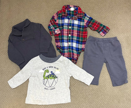 Boys 3-6 month fall/winter bundle, Kids 6 Month (3-6M)