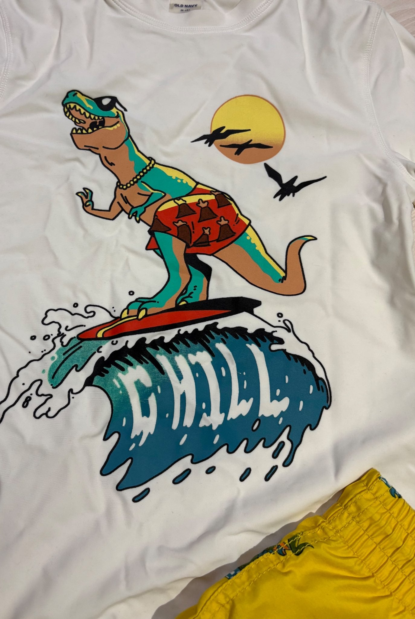 Swim shorts and rash guard , Kids 8